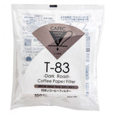 Cafec 2 Cup Dark Roast Filter Paper 100 Pack - Barista Supplies